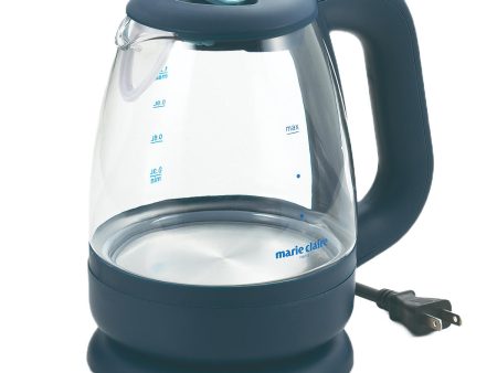 電気ケトル 1.2L Aqua Glass マリ・クレール 電気ポット Supply